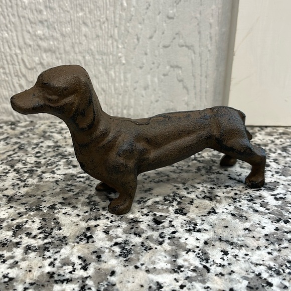 Other - Vintage cast iron Dachshund statue